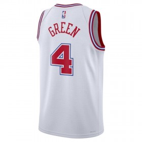 NBA Houston Rockets Trikot Jalen Green 4 Nike 2023-24 City Edition Weiß Swingman - Herren